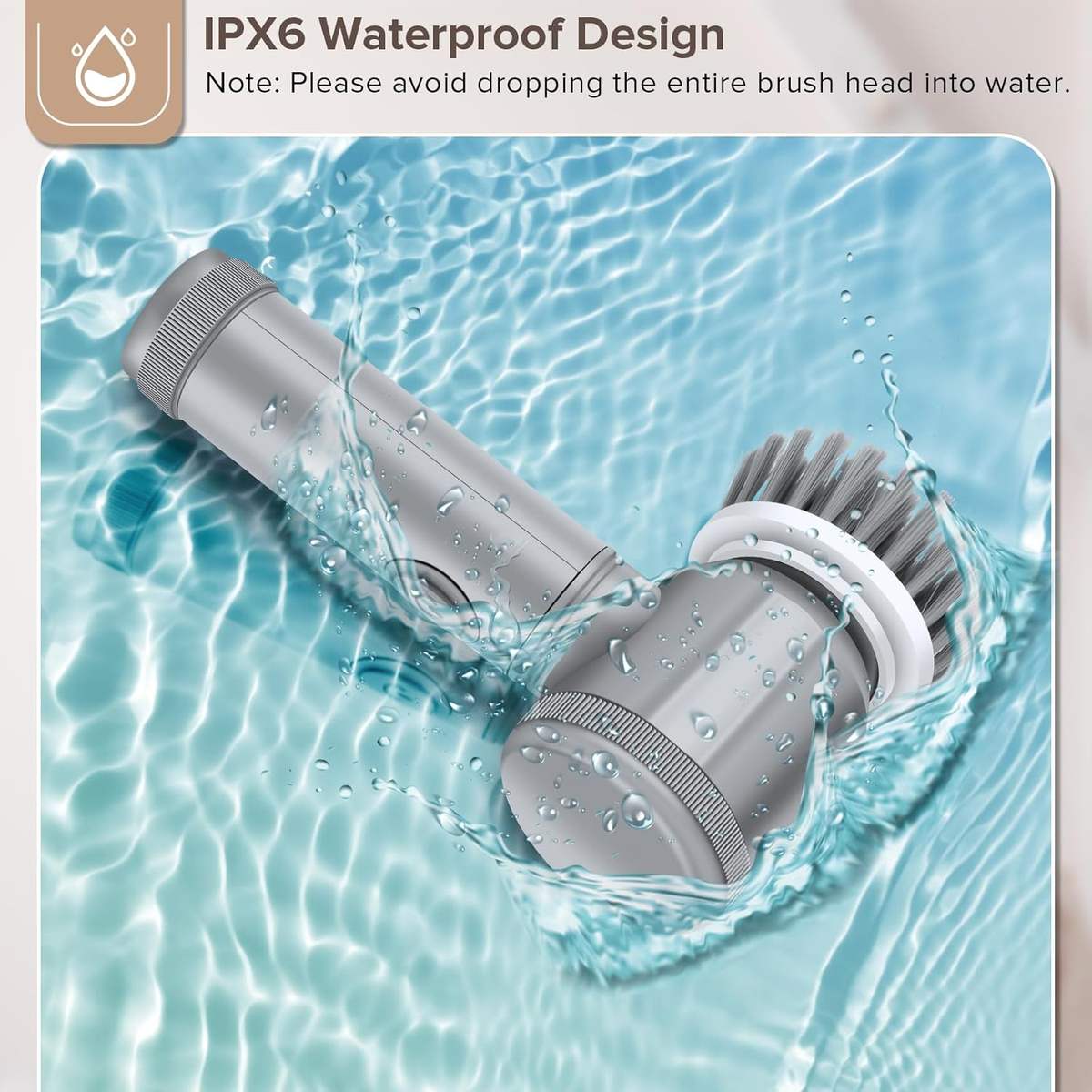 handheld electric spin scrubber